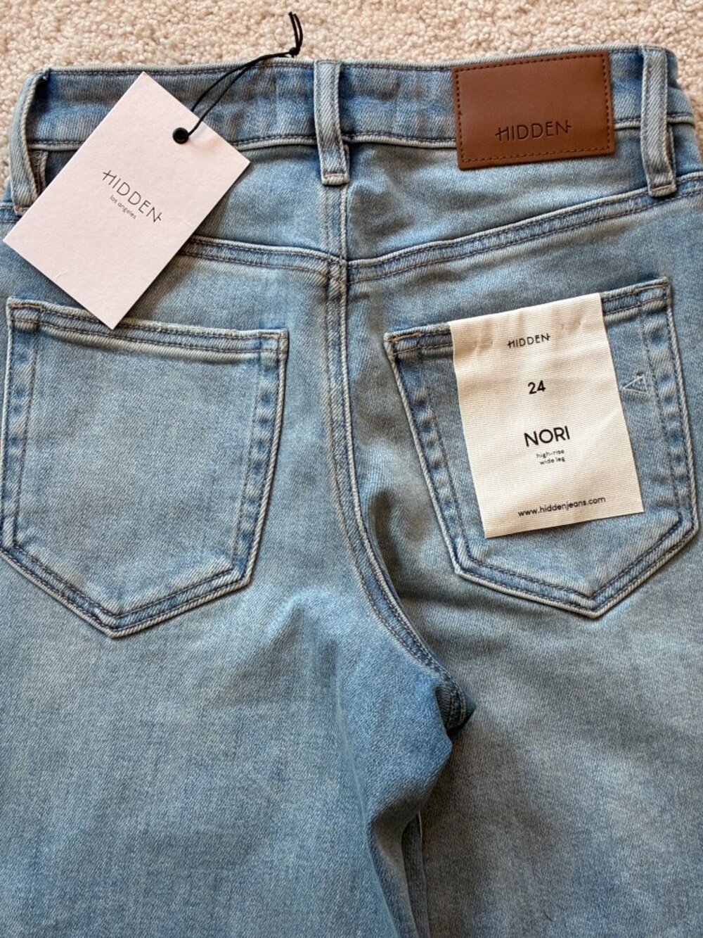 NWT Hidden Nori High-Rise Wide Leg Jeans Pants - Picture 7 of 12